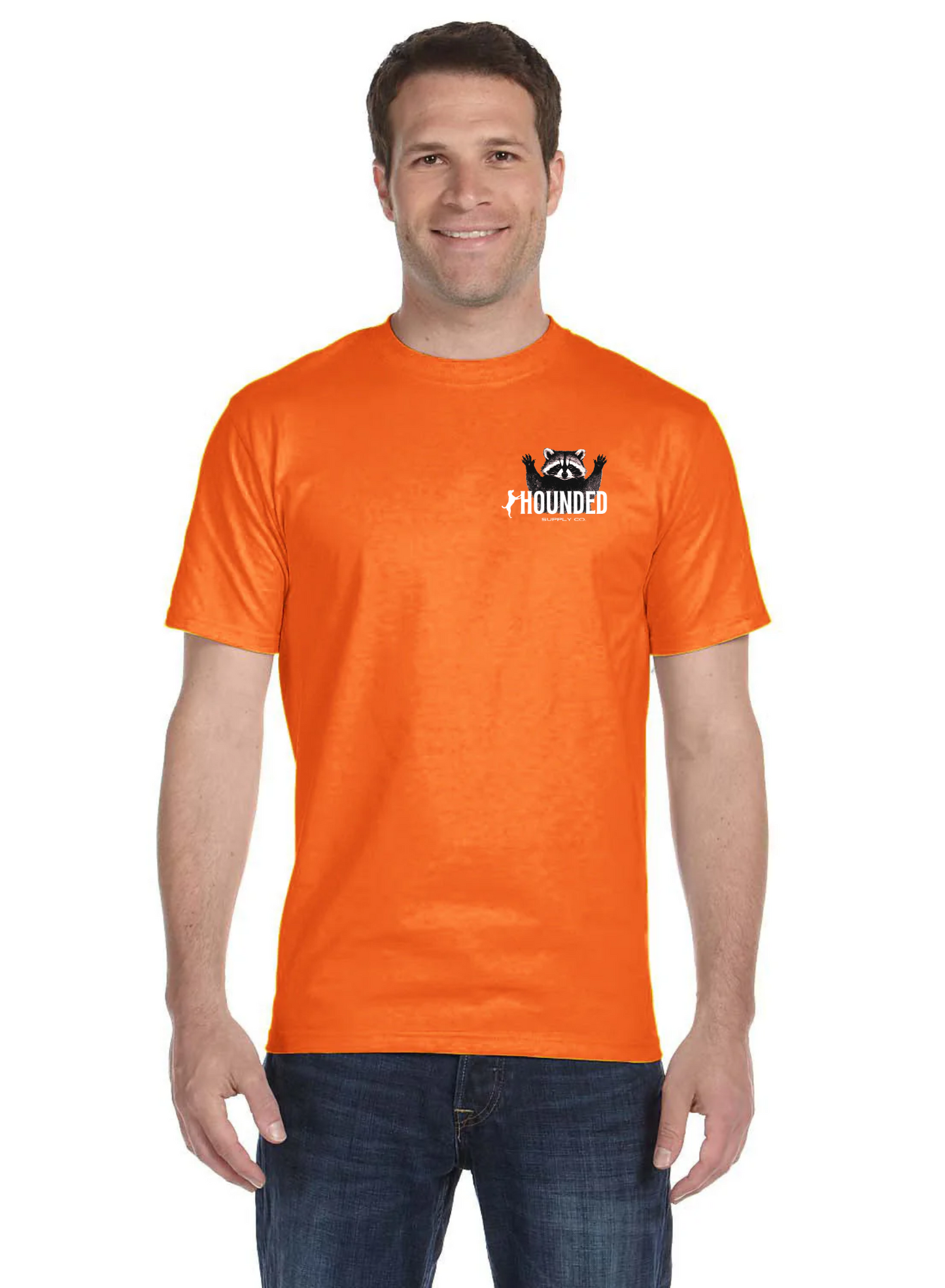 We all crazy racoon tee