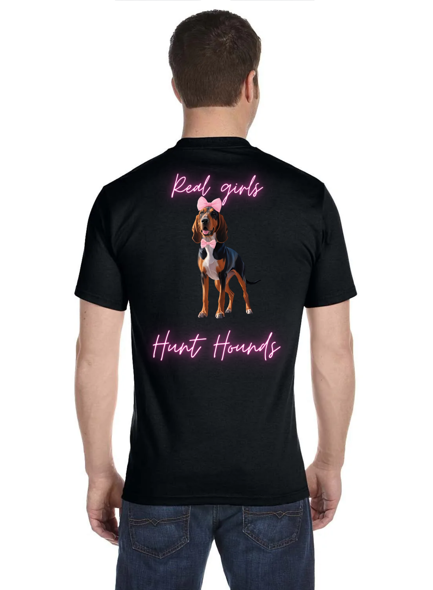 Real girls hunt hounds tee